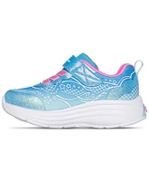 Skechers Toddler Girls' My Dreamers - Lil Mermaid Light-Up Fastening Strap Casual Sneakers from Finish Line