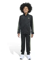 adidas Big Boys Long Sleeve Essential Tricot, 2-Piece Set