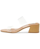 Dv Dolce Vita Women's Shyla Two-Band Block-Heel Slide Sandals