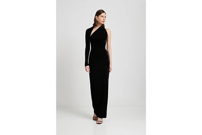 Marcella Women's Manhattan Velvet Slit Gown