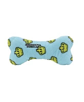 Mighty Medium Bone Blue, 2 Pack, Durable Squeaky Dog Toy