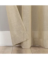 Archaeo Slub Textured Linen Blend Grommet Top Curtain