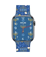 Waloo Hanukkah Inspired Silicone Band For Apple Watch