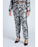 Eloquii Plus Brocade Pant