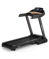 Gymax 3.75HP Folding Treadmill Running Jogging Machine w/ 15% Automatic Incline