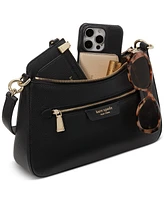 Kate Spade New York Hudson Pebbled Leather Small Convertible Crossbody