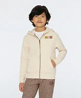 Scotch & Soda Big Boys Graphic Fleece Zip Up Hoodie