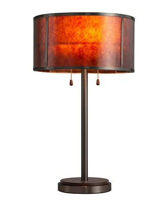 Nova of California Layers Natural 25" Mica Switch Table Lamp