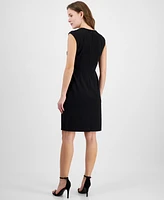 Connected Women's Ruched Sheath Dress