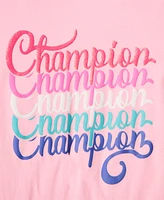 Champion Big Girls Tie-Front Logo T-Shirt