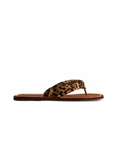 Bernardo Footwear Miami Haircalf Thong Sandal