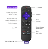 Roku Ultra 4K Streaming Player (2024) - Black