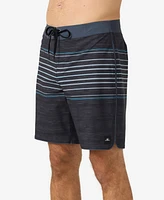 O'Neill Men's Hyperfreak Heat Stripe Scallop Short