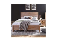 Slickblue FarmHome Solid Pine Platform Bed Queen