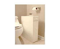 Slickblue Space-Saving Bathroom Floor Cabinet in Wood Finish with Ample Storage Space