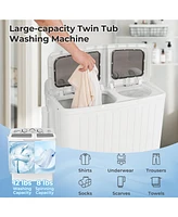 Gouun 20 lbs Portable Washing Machine with Built-in Gravity Drain