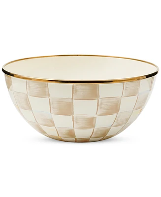 Mackenzie-Childs Mocha Check Small Everyday Bowl, 40-oz.