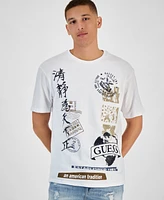 Guess Men's Authentic Stamps Regular-Fit Graphic T-Shirt