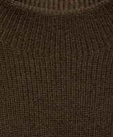 Mango Women's Perkins-Neck Rib-Knit Sweater