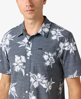 O'Neill Men's Upf Traverse Slub Short Sleeve Relaxed Shirt