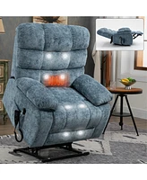 Mondawe Lift Recliner Chair Heat Massage Dual Motor Infinite