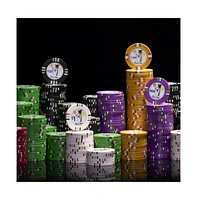 Slickblue Poker Chips 25-Pack - Clay Composite, $50 Denomination Set