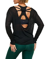 Adore Me Women's Mallory Long Sleeve Active Top