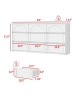 Homsee 9-Drawer Dresser With Elegent Design