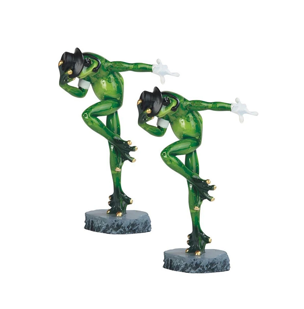 Fc Design "2-pc Gift Set" 7"H Michael Jackson Frog with Glove and Black Hat Statue Animal Figurine Statue Ornament Home Room Office Decor and Perfect