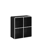 Kings Brand Furniture Dothan Wood -Cubed Open Bookcase