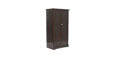 Slickblue Drawer and Garment Rod Wardrobe Armoire