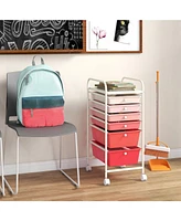 Gouun 6 Drawers Rolling Storage Cart Organizer