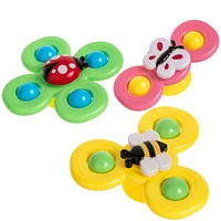 Sperric Toddler Suction Cup Spinner Toys for Toddlers, Suction Cup Fidget Spinner Bath Toys, Spinning Top Sensory Toys 1-3