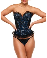 Adore Me Women's Auburn Corset & G-String Set