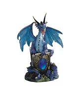 Fc Design "2-pc Gift Set" 6"H Dragon with Gem Figurine Statue Ornament Home Room Office Decor and Perfect Gift Ideas for Housewarming