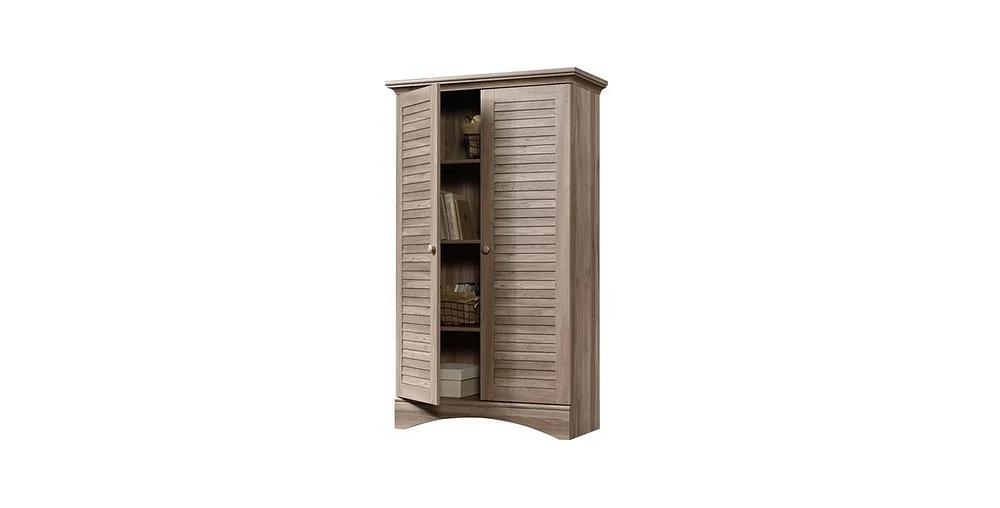 Slickblue Farmhouse Armoire Storage Cabinet for Rustic Bedroom Organization and Stylish Storage Solutions