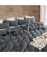 Coma Inducer Snorze Cloud Comforter Set Faded Black