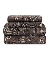 Superior Paisley Flannel Cotton Deep Pocket Sheet Set