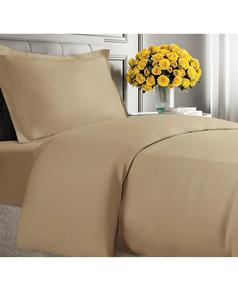 Premium Microfiber Duvet Cover Set - Twin Steel Blue