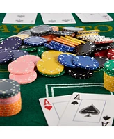 Slickblue Suited Poker Chips Set (25-Pack) for Casino-Style Play