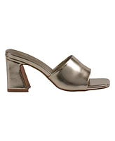Gc Shoes Women's Soho Square Toe Block Heel Dress Sandals