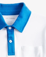 Epic Threads Little Boys Colorblocked Polo, Exclusively at Macy's