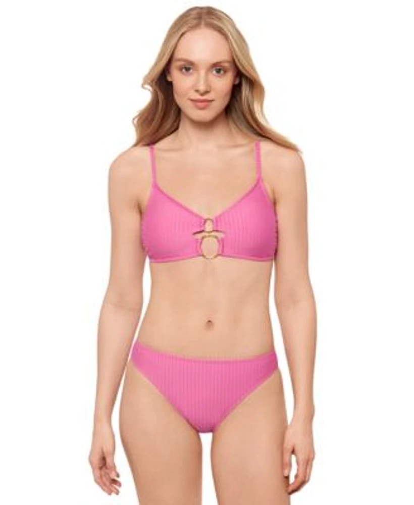 Salt Cove Juniors O Ring Bikini Top Hipster Bottoms Exclusively At Macys