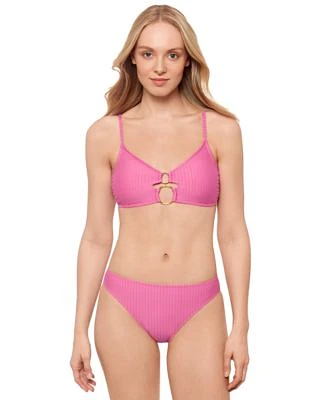 Salt Cove Juniors O Ring Bikini Top Hipster Bottoms Exclusively At Macys