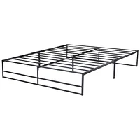 Slickblue Metal Platform Bed Frame with Under-Bed Storage Space