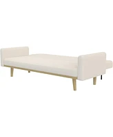 Slickblue Modern Mid-Century Sleeper Sofa Bed - Stylish Convertible Couch for Small Spaces