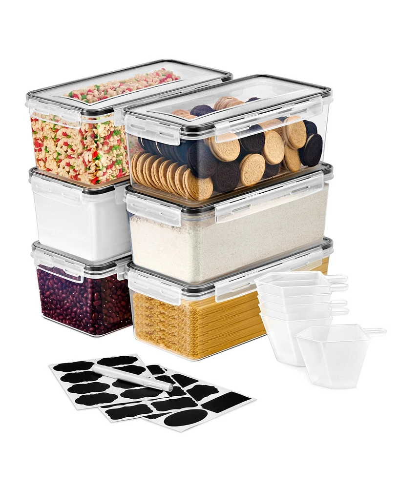 Sorbus 6 Pack (108oz/13.5cups) Airtight Food Storage Containers with Lids