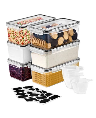 Sorbus 6 Pack (108oz/13.5cups) Airtight Food Storage Containers with Lids