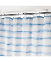 Awesome Home Wavy Stripe Texture Fabric Shower Curtain, 72"X72"