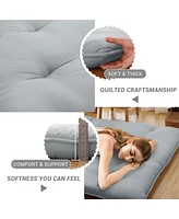 gaomon Japanese Floor Mattress Twin, Portable Futon Mattress Thicken Sleeping Mattress, for Camping & Guest Room